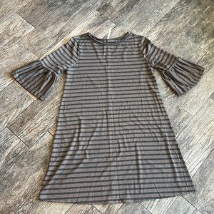 My story brown mini dress